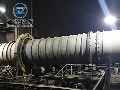 出口哈萨克斯坦单筒烘干机